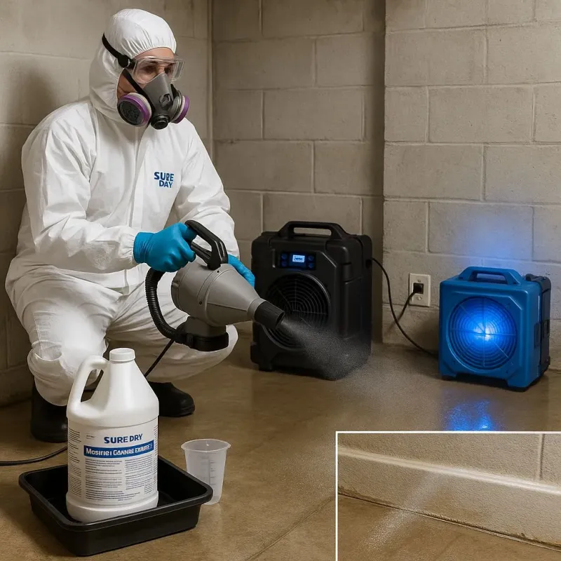 Sanitization and Odor Removal process in Allison, IA